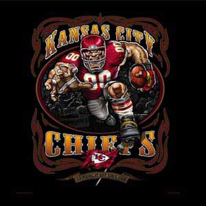 Liquid Blue NFL Kansas City Chiefs Running Back Galaxy S8 Plus Skin