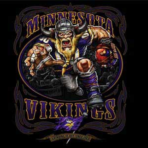 Liquid Blue NFL Minnesota Vikings Running Back Studio Wireless 3 Skin