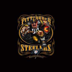 Liquid Blue NFL Pittsburgh Steelers Running Back Fire TV Cube Skin