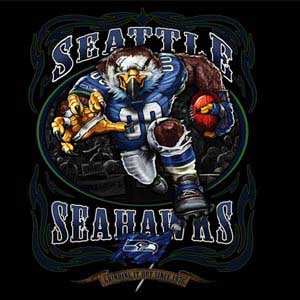 Liquid Blue NFL Seattle Seahawks Running Back Pixelbook Skin