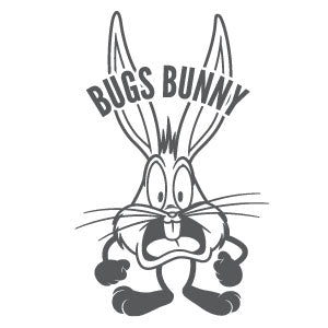Looney Tunes Bugs Bunny Big Head Cochlear Nucleus 5 Sound Processor Skin
