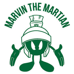 Looney Tunes Marvin the Martian Big Head Cochlear Nucleus 5 Sound Processor Skin