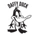 Looney Tunes Daffy Duck Big Head iPhone XS Clear Case