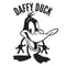 Looney Tunes Daffy Duck Big Head Galaxy Buds Plus Skin