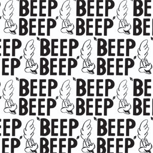 Looney Tunes Road Runner Beep Grid Cochlear Nucleus 5 Sound Processor Skin