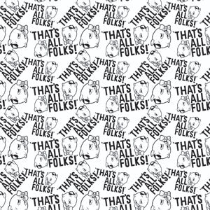 Looney Tunes Porky Pig Black and White Fire TV Cube Skin