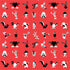 Looney Tunes Identity Red Pattern iPhone 8 Folio Case