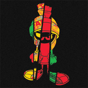 Looney Tunes Marvin the Martian Sliced Xbox Adaptive Controller Skin