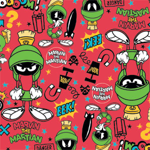 Looney Tunes Marvin the Martian Patches Galaxy Buds Plus Skin