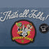 Looney Tunes Thats All Folks Patch iPhone XS Clear Case