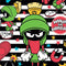 Looney Tunes Marvin the Martian Striped Patches Apple AirPods 2 Skin