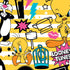 Looney Tunes Tweety and Sylvester Striped Patches iPhone XS Clear Case