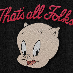 Looney Tunes Porky Pig Thats All Folks iPhone 6/6s Skin