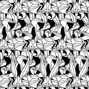 Looney Tunes Bugs Bunny Super Sized Pattern Fire TV Cube Skin