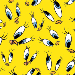Looney Tunes Tweety Bird Super Sized Pattern Naida CI Q70 Kit Skin