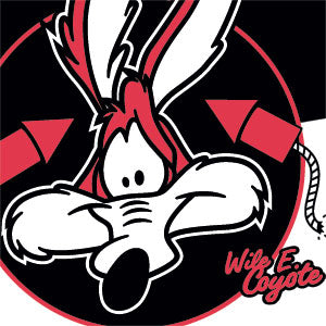 Looney Tunes Retro Wile E Coyote iPhone 8 Folio Case
