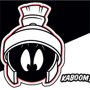 Looney Tunes Retro Marvin The Martian Galaxy Buds Plus Skin