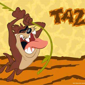 Looney Tunes Tasmanian Devil Rope Swing Surface Pro 7 Skin