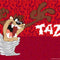Looney Tunes Tasmanian Devil Swirl PS5 DualSense Edge Pro Controller Skin
