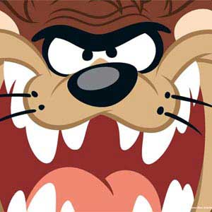 Looney Tunes Tasmanian Devil Up Close Xbox Adaptive Controller Skin