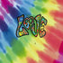 Liquid Blue Tie Dye Peace & Love iPhone XS Clear Case