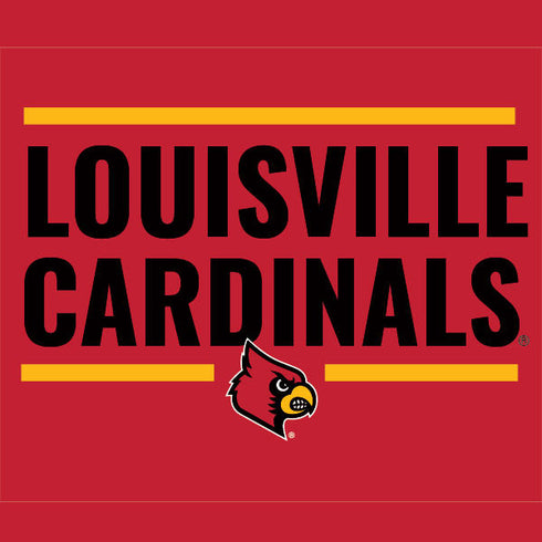University of Louisville Cardinals Striped iPhone XS Clear Case
