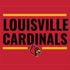 University of Louisville Cardinals Striped iPhone XS Clear Case