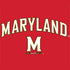 University of Maryland Collegiate Text Red iPhone XS Clear Case