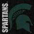 Michigan State University Bold Spartans Logo iPhone XS Clear Case