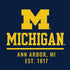 University of Michigan Ann Arbor Est 1817 iPhone XS Clear Case