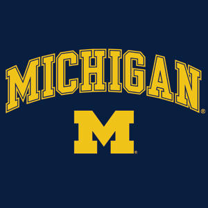 University of Michigan M Logo PS5 Controller Skin