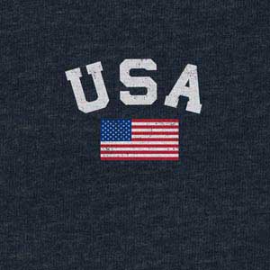 USA with American Flag iPhone 7 Plus Skin