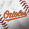 MLB Baltimore Orioles Game Ball Xbox 360 Slim (2010) Skin