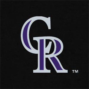 MLB Colorado Rockies - Solid Distressed Wii (Includes 1 Controller) Skin