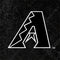 MLB Arizona Diamondbacks Dark Wash Xbox 360 Slim (2010) Skin