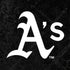 MLB Oakland Athletics Dark Wash iPhone XS Clear Case