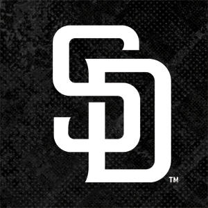 MLB San Diego Padres Dark Wash Wii Remote Controller Skin
