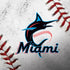MLB Miami Marlins Game Ball iPhone XS Clear Case