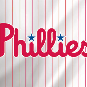 MLB Philadelphia Phillies Home Jersey Playstation 3 & PS3 Slim Skin