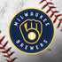 MLB Milwaukee Brewers Game Ball iPhone XS Clear Case