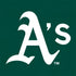MLB Oakland Athletics - Solid Distressed iPhone XS Clear Case