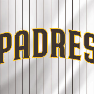 MLB San Diego Padres Home Jersey Playstation 3 & PS3 Slim Skin