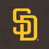 MLB San Diego Padres - Solid Distressed iPhone XS Clear Case