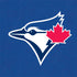 MLB Toronto Blue Jays Solid Distressed iPhone XS Clear Case