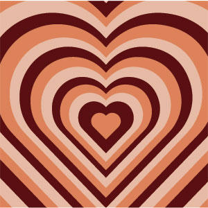 Autumn Heart Pattern Wii (Includes 1 Controller) Skin