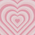 Pink Heart Pattern iPhone XS Clear Case