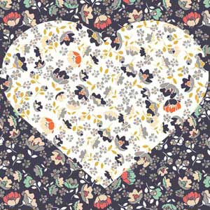 Floral Heart PlayStation 4 Gold Wireless Headset Skin