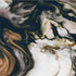 Copper and Black Marble Ink iPhone 8 Folio Case