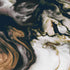 Copper and Black Marble Ink iPhone XS Clear Case