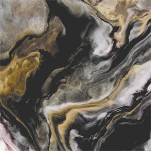 Gold Blush Marble Ink Wii (Includes 1 Controller) Skin